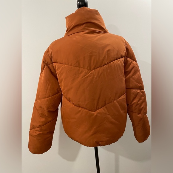 Orange Puffer Coat! - Picture 2 of 5
